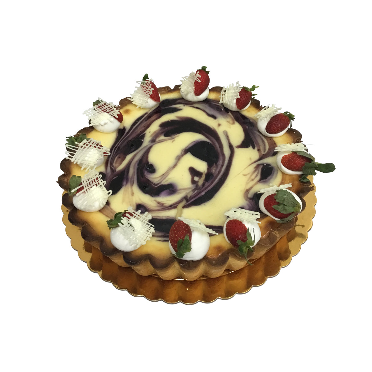Blueberry Baked Cheesecake