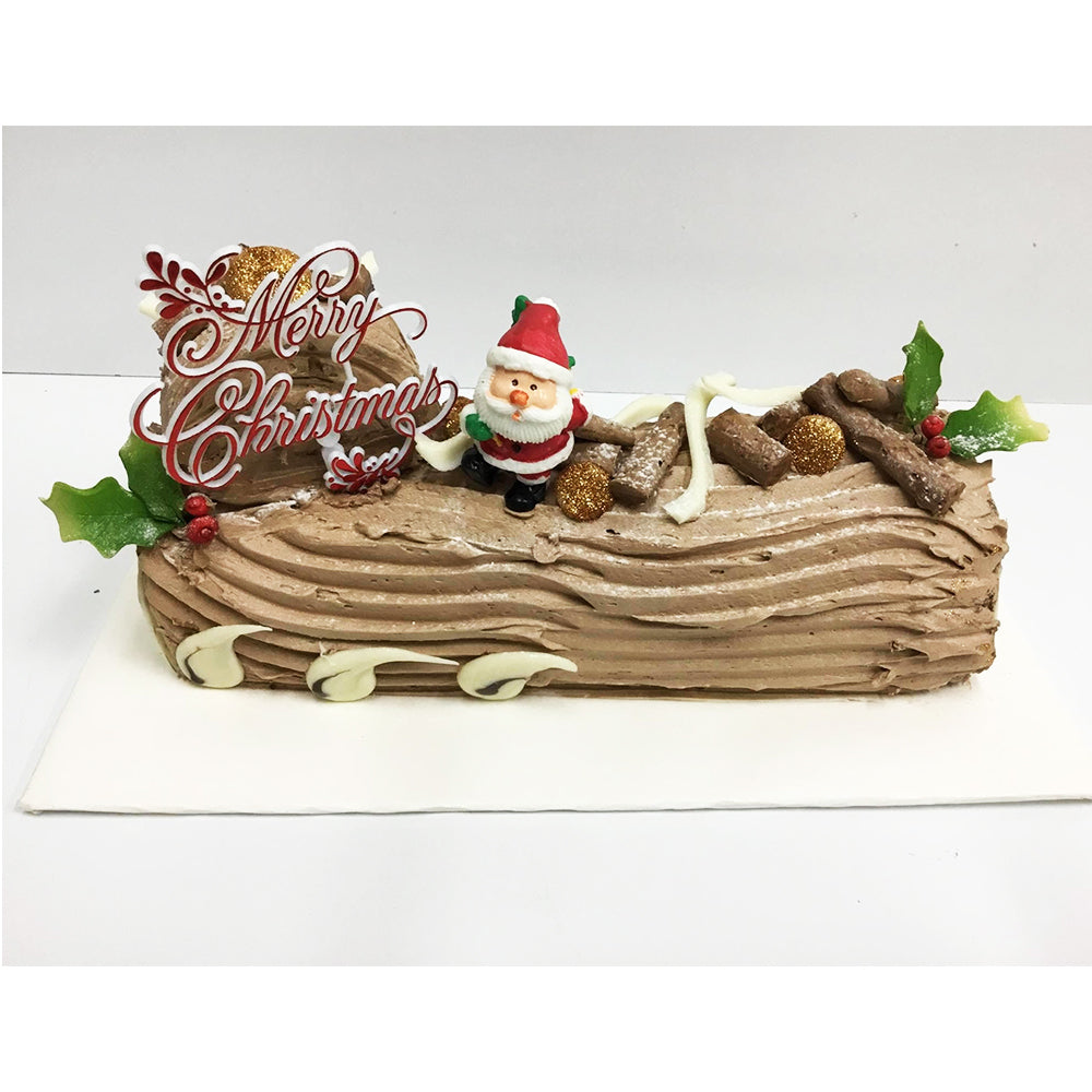 Buttercream Christmas Log