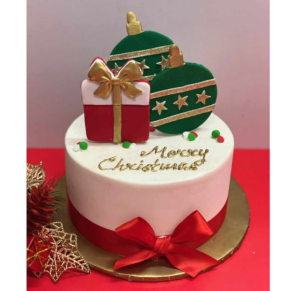 Christmas Iced Fruit Cake